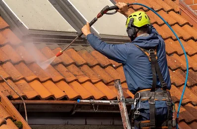 Démoussage et hydrofuge de toiture à Lescout